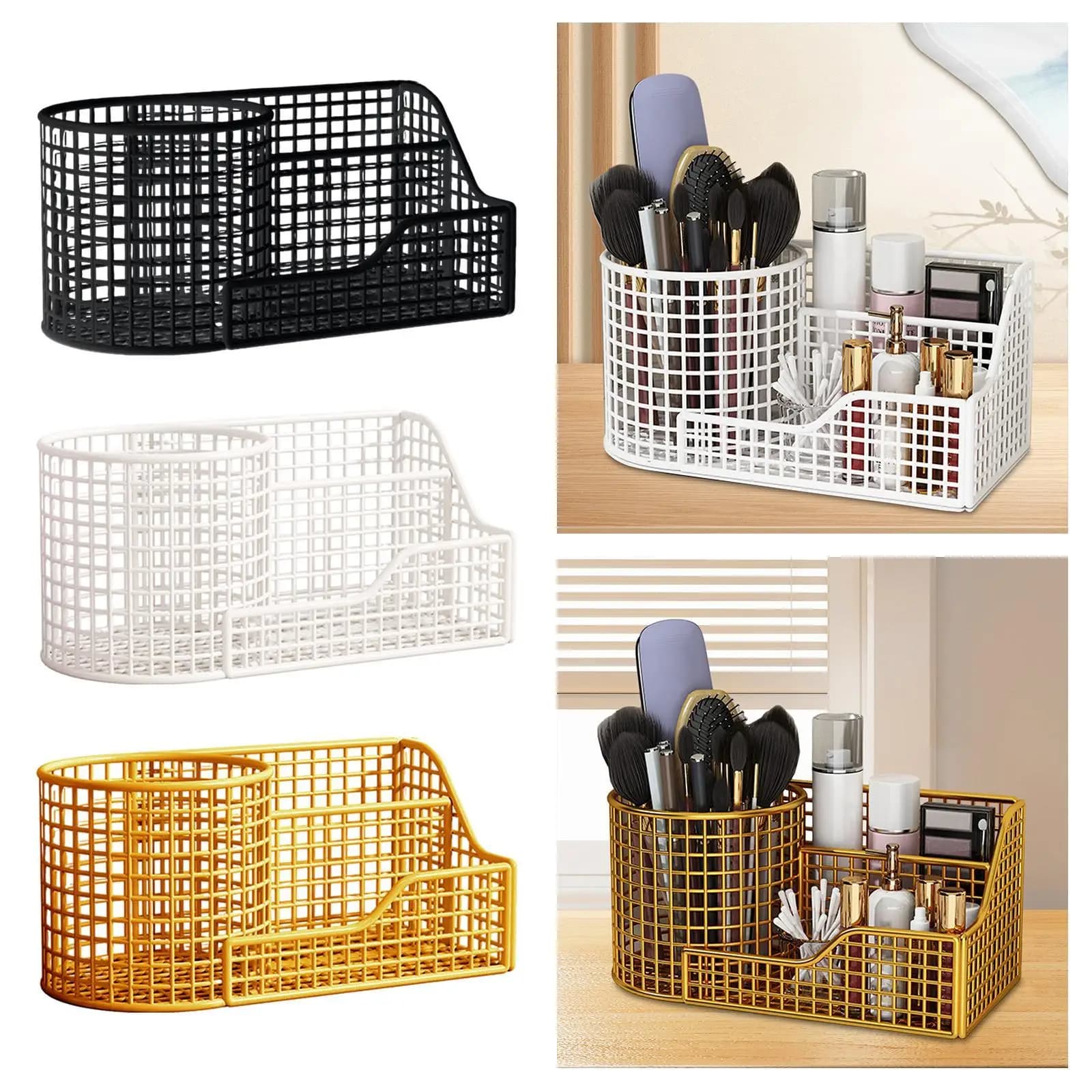 Organizer da scrivania multiuso per rossetti, forniture artistiche e pennelli da trucco