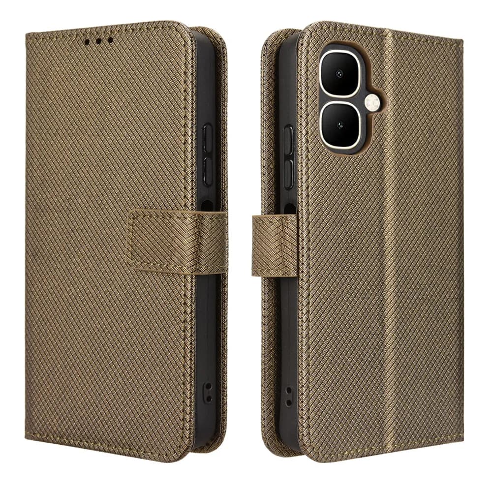 Per Infinix Smart 10 Custodia di lusso Flip Diamond Pattern Pelle PU Portafoglio in pelle Custodia per Infinix Smart 10 Smart10 Borsa per telefono