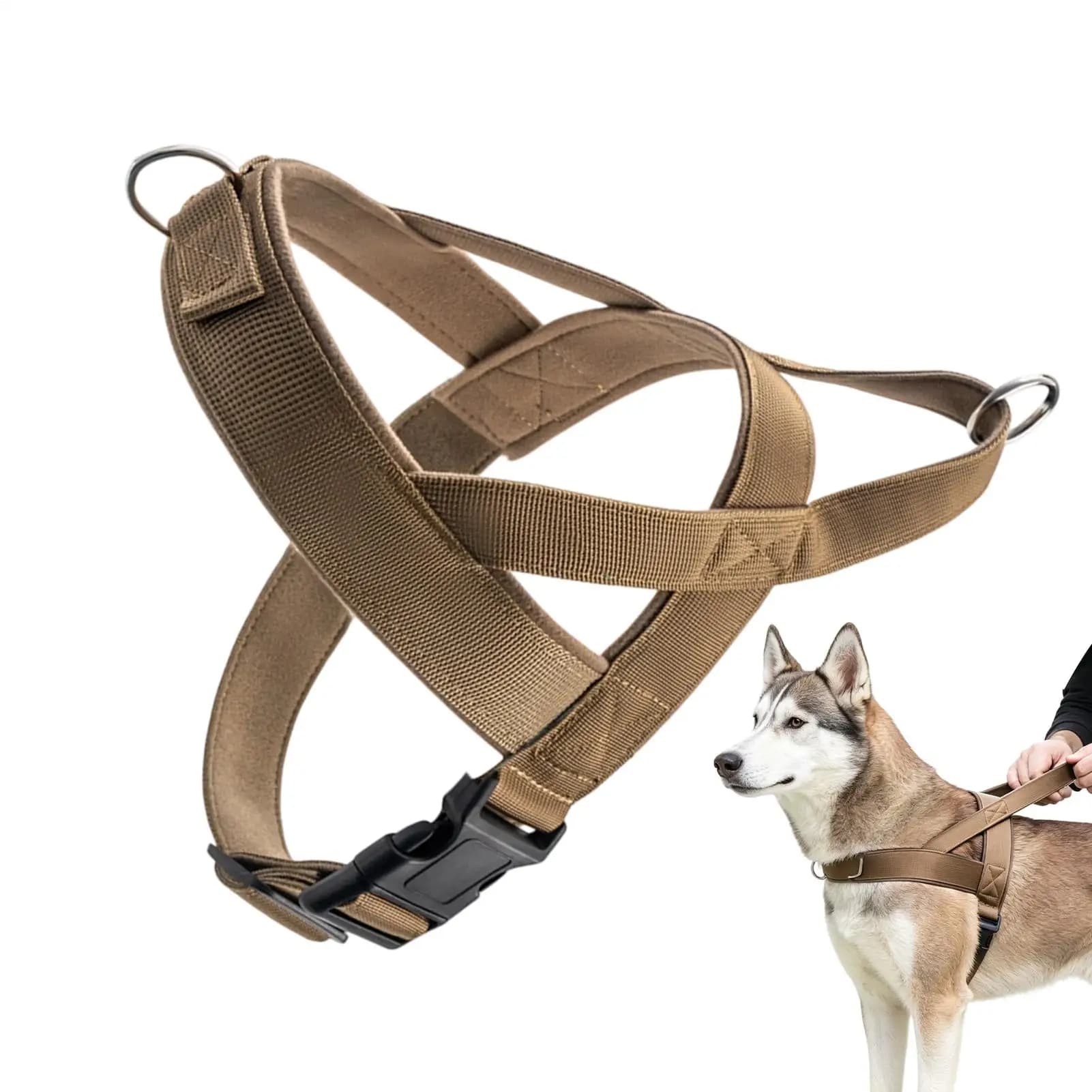 Anti Pull Dog Harness Breathable Chest Strap With Safety Buckle Adjustable Dog Harness For Medium Large Breed Daily Outdoor