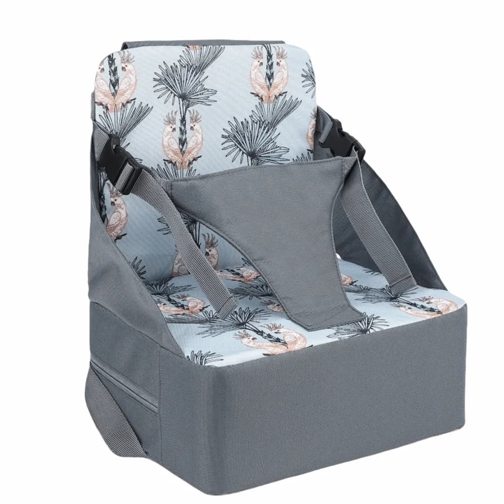 Cartoon Printed Kids Booster Seat Mat Foldable Adjustable Toddler Dining Chair Cushion Ventilated Easy Clean