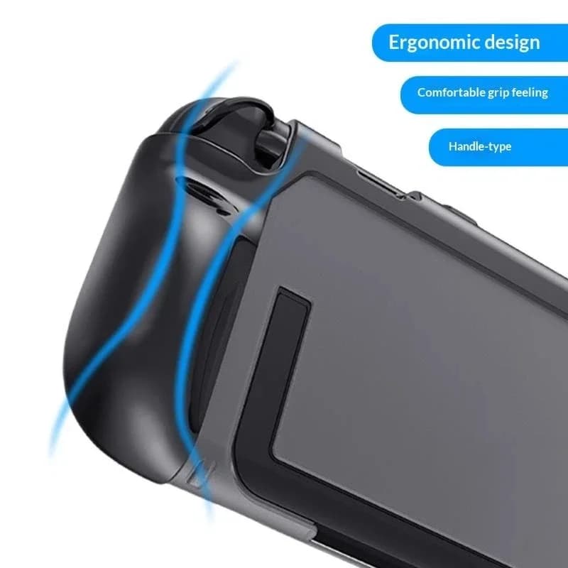 Custodia Protettiva Sottile Dockabile in PC TPU Rigido Trasparente Antiurto con Impugnatura Ergonomica per Switch 2 NS 2