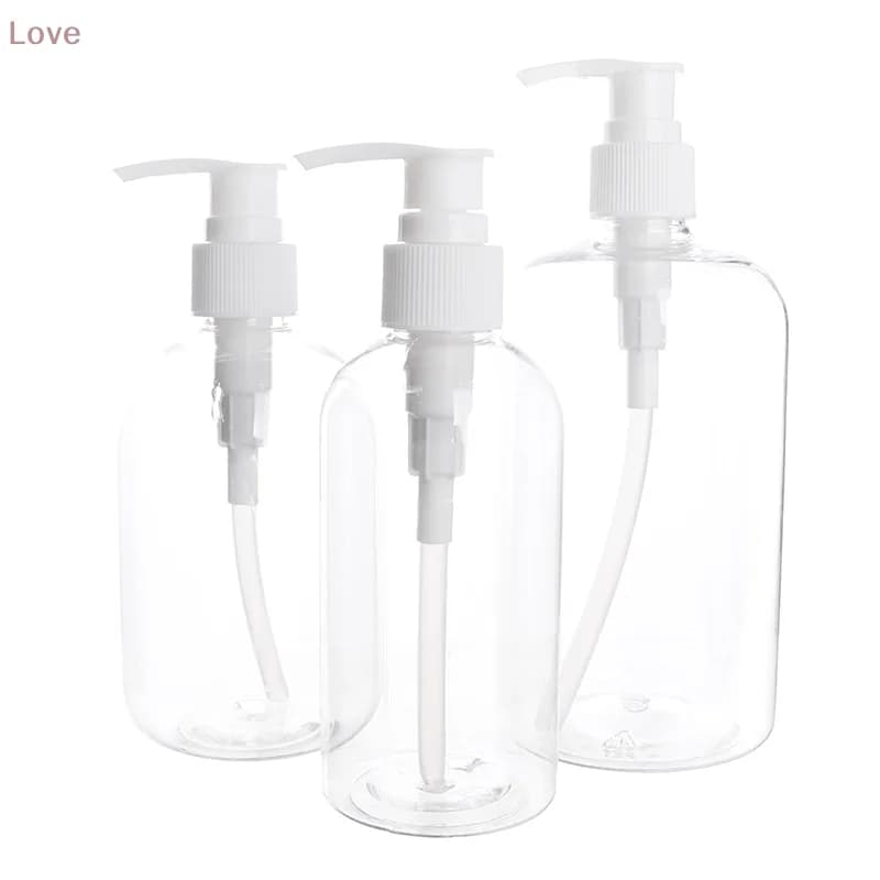 200ml-500ml Pompa Vuota Portatile Dispenser Bottiglie Cilindro Shampoo Lozione Contenitori Riutilizzabili Durevoli Per Sapone Liquido Bagno