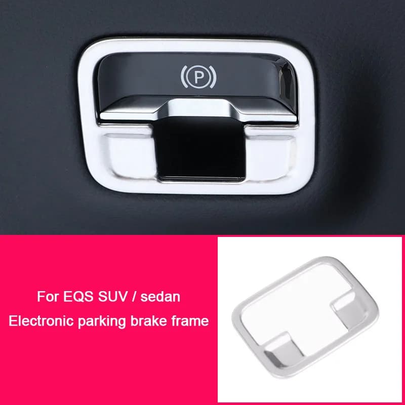 Interior Accessories for Mercedes Benz EQS 2022 2023 2024 2025 2026, Reading Light Frame, Hand Brake Cover, Light Switch
