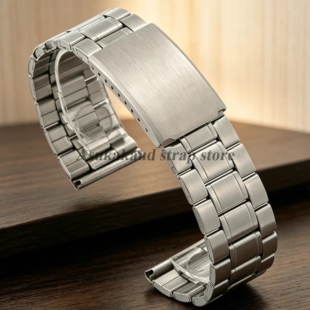 Cinturino per orologio in acciaio inossidabile argento per cinturino Omega per uomo e donna universale 18mm 20mm 22mm 24mm 12mm 14mm 16mm Braccialetti