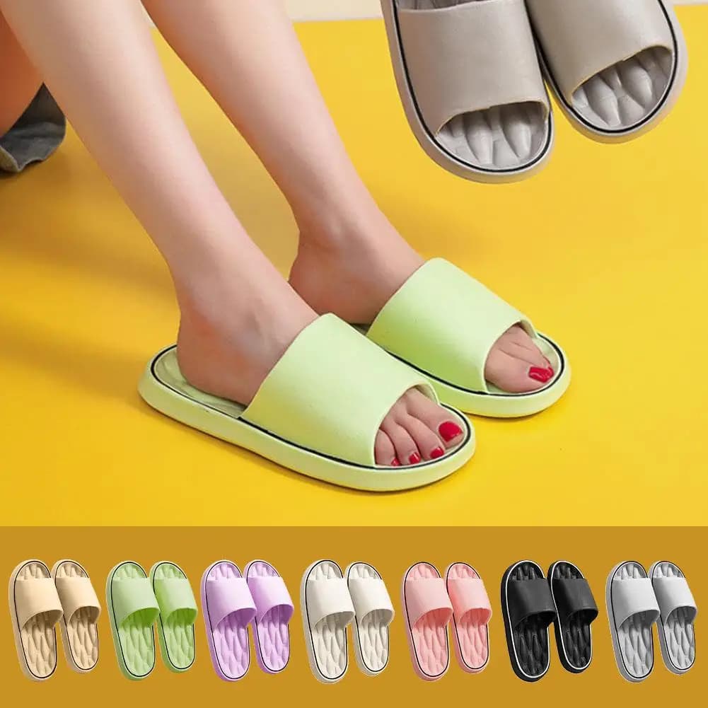 NEW Super Light and Soft slippers, Simple and Fashionable, EVA Elastic Shoes, Colorful sneakers, Interior and Bathroom