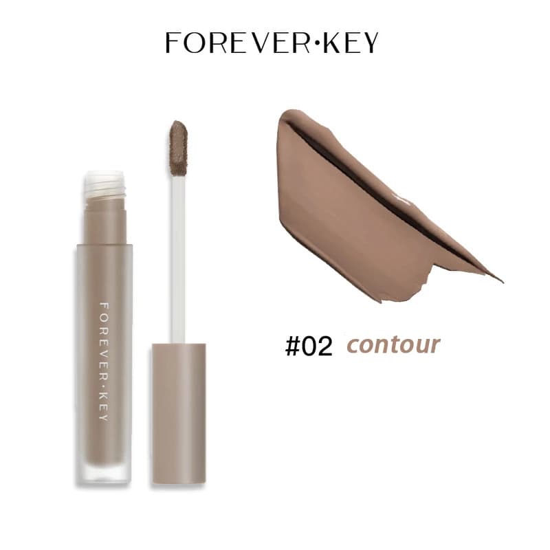 Forever Key Liquid Grooming Stick Illuminante Liquido per Naso, Ombreggiatura e Correttore per Rughe Lacrimali