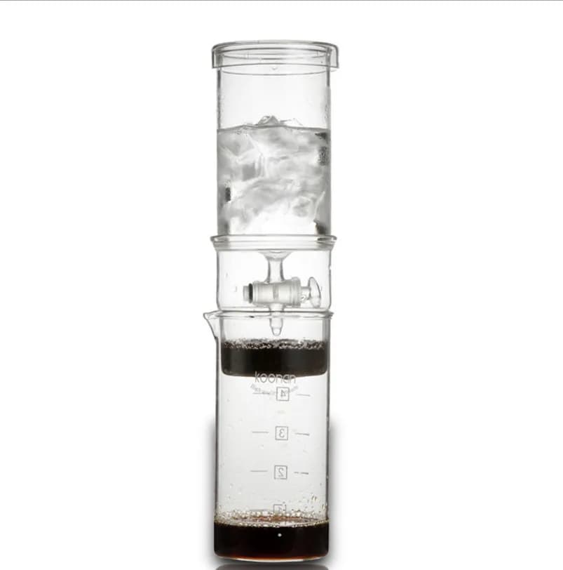 Ice drop pot glass coffee, ice coffee maker, home ice coffee maker, home coffee maker 400ML
