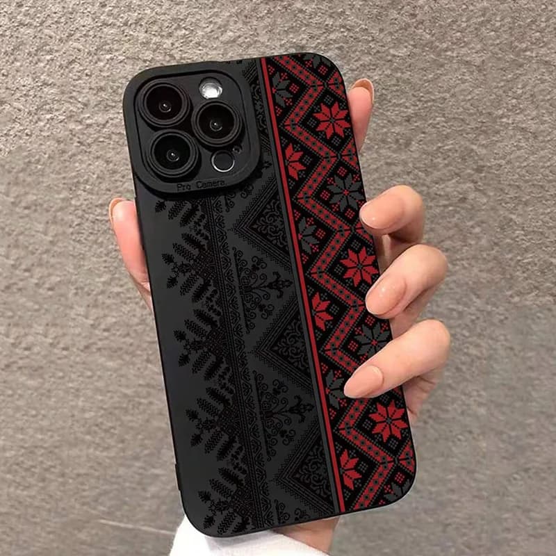 Custodia per telefono con pittura totem vintage per IPhone 16 15 14 13 12 11 Mini Pro Max X XR XSMax 8 7 6 6S Plus Cover posteriore in silicone morbido