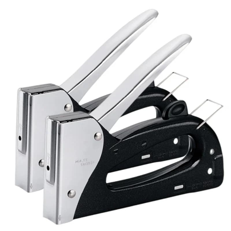 Nuova cucitrice manuale Pistola sparachiodi Telaio per pittura a olio Pistola sparachiodi Codice ferro Pistola sparachiodi