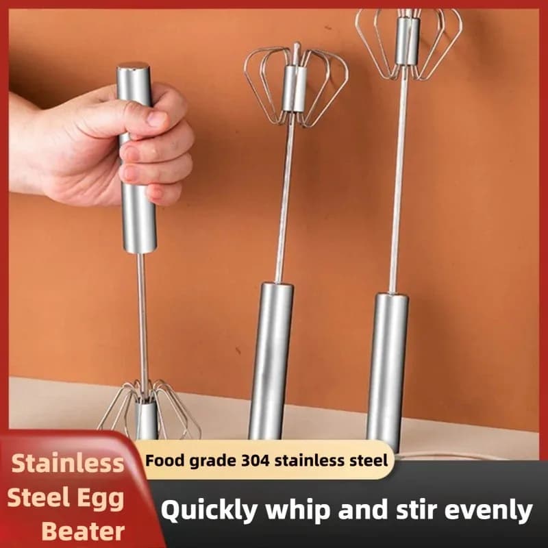Blender for eggs Semi-automatic mixer Manual Self-leveling Stainless steel Easy blender Dipping cream for eggs Mixing Cooking