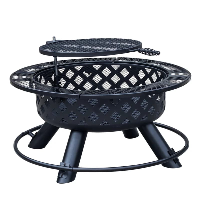 Outdoor camping stoves, easily cleaned patio barbecue, barbecue, outdoor charcoal stove