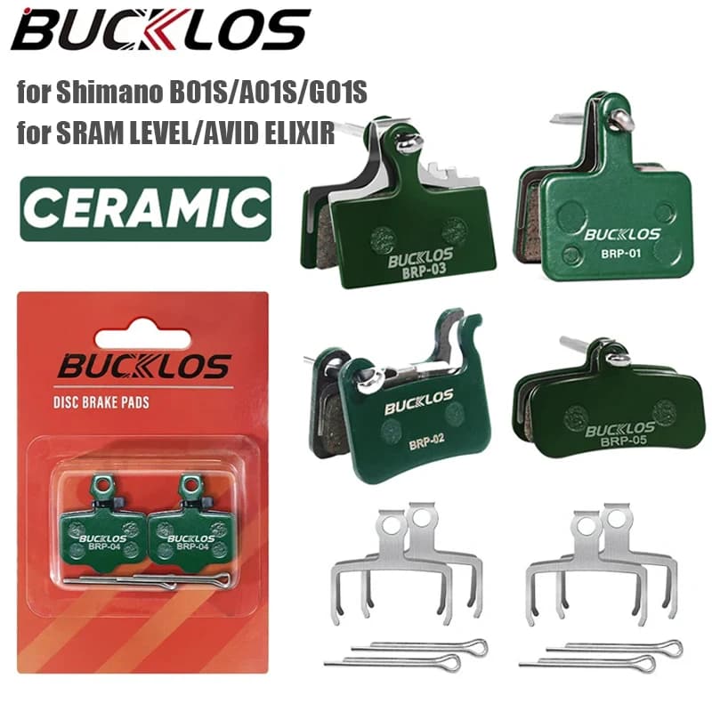BUCKLOS B01S Pastiglie Freno Bicicletta Pastiglie Freno A Disco In Ceramica per M9000 M9020 M975 M965 M9120 M8020 M8120 Pastiglie Freno Ciclismo 2/4PC