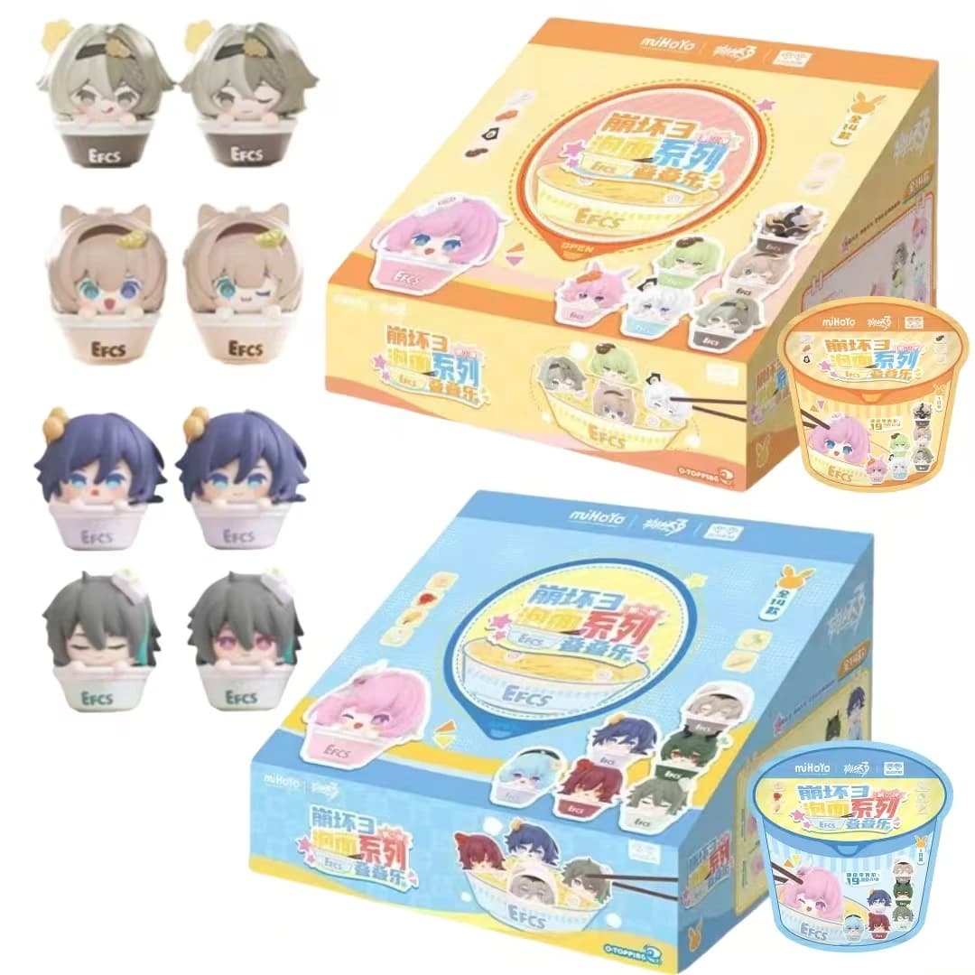 Honkai Impact 3 Blind Box Instant Noodles Series Cute Figurine Model Cartoon Collection Home Decoration Surprise Gift In Stock