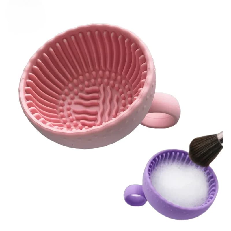 Bowl Clean Mat Beauty Tools Folding Powder Eyeshadow Brushes Silicone Scrubber Box Wash Makeup Brush CleanerPuff Cleaning Soft