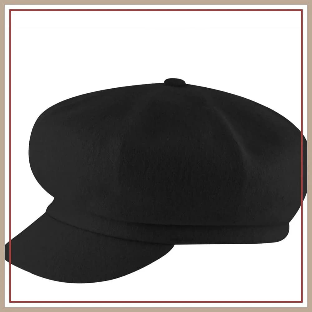 Berretto Classico Spitfire in Lana per Uomo e Donna, Cappello Unisex Morbido e Caldo per l'Inverno