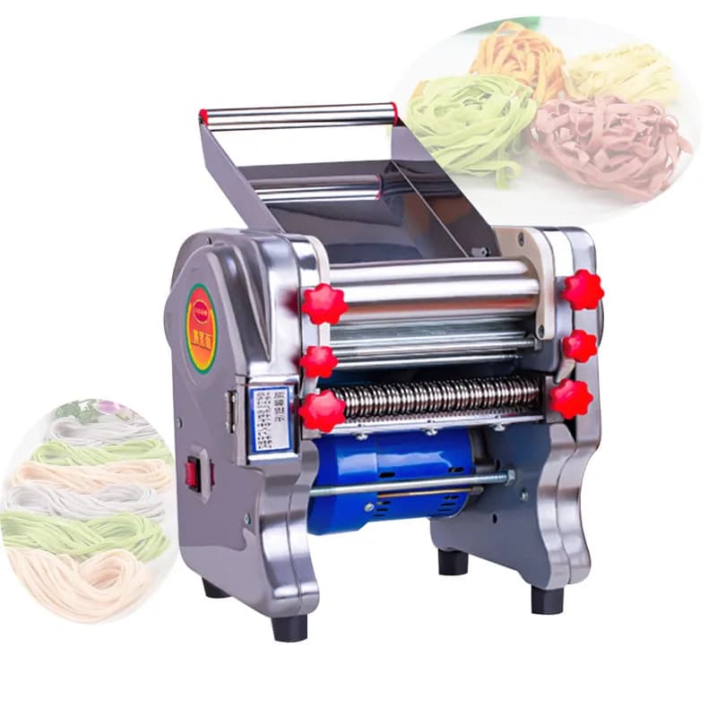 Macchina per Pasta Commerciale in Acciaio Inossidabile, Pressa per Impasto e Sfoglia per Ravioli in Vendita