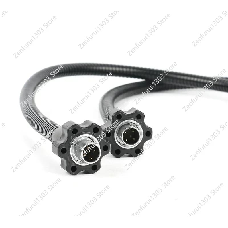 Lampada a collo d'oca a doppio LED da 6W 6500K, luce spot regolabile, illuminatore industriale per microscopio stereo