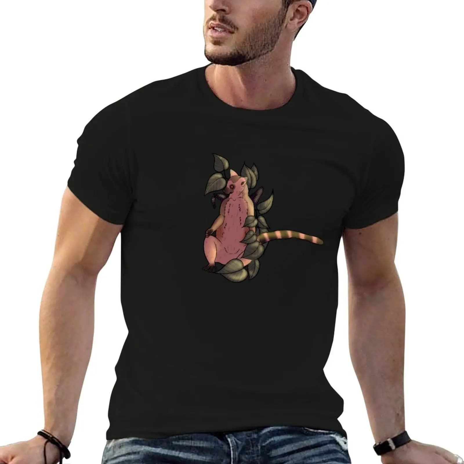 Ring Tailed Lemur T-Shirt Holiday Simple Tee Shirt