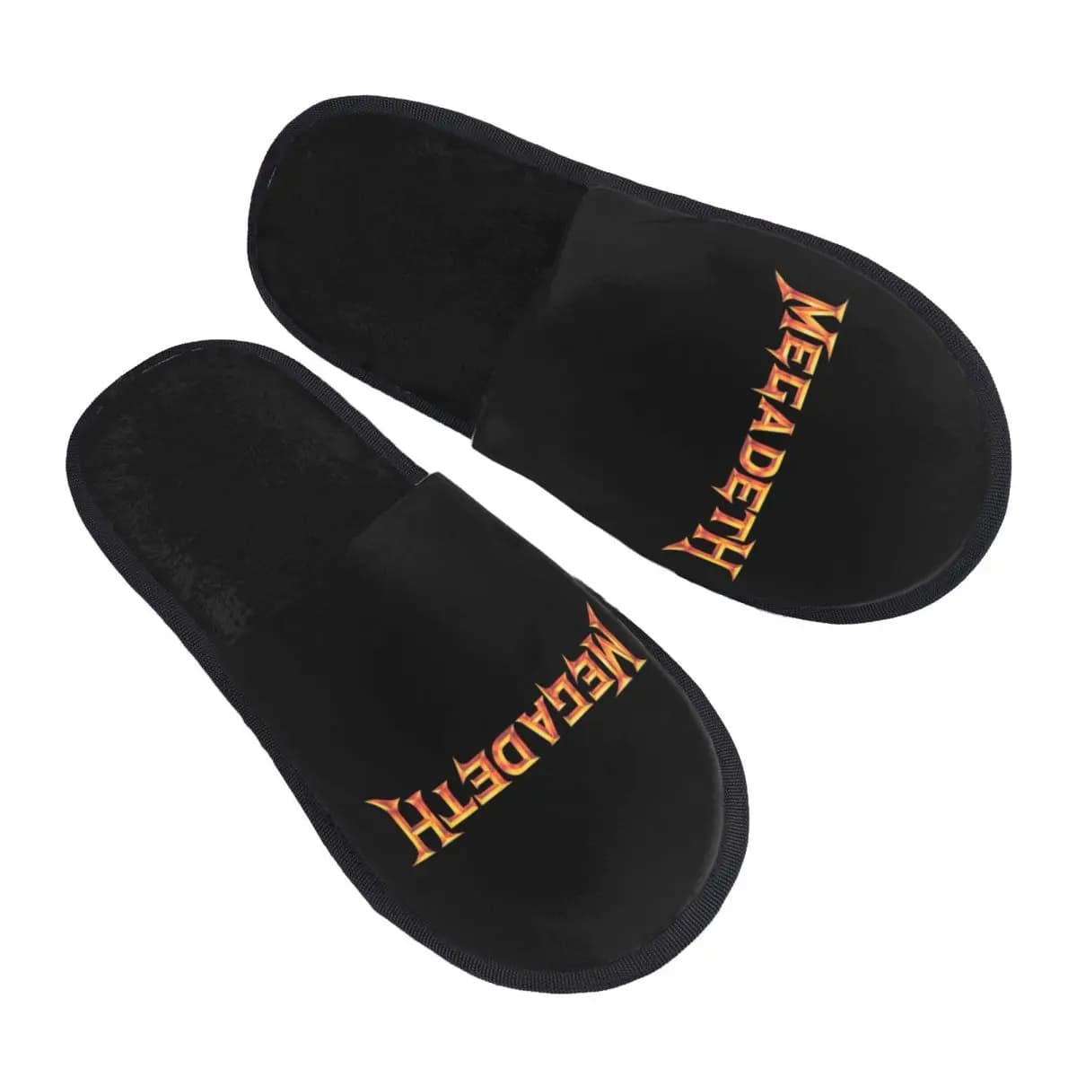 Custom Heavy Metal Rock Roll Music Megadeths Print House pantofole donna Soft Memory Foam Shoes Cozy Warm antiscivolo Sole Slipper