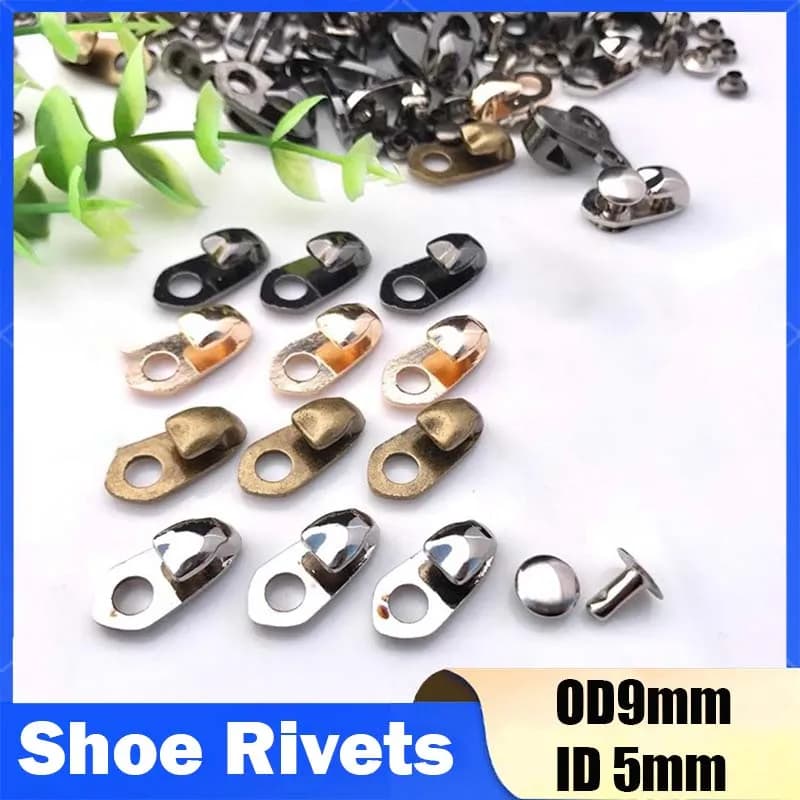 5-50Pcs Climb Accessories Climb Shoelace Buckle /Set Boot Hooks Lace Fittings With Rivets For Repair/Camp/Hike/Climb Accessories