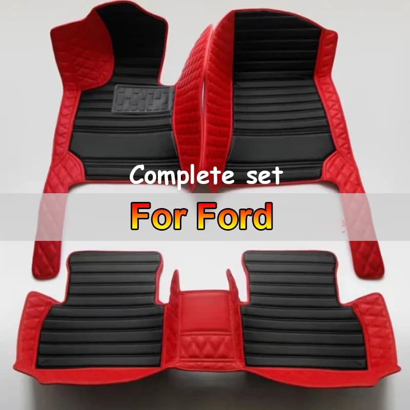 3PCS Personalized 3D Cover Full Auto Car Mats for Ford ECOSPORT 2018-2020 ESCORT 2021-2023 Equator Sport 2023 Interior Accessories