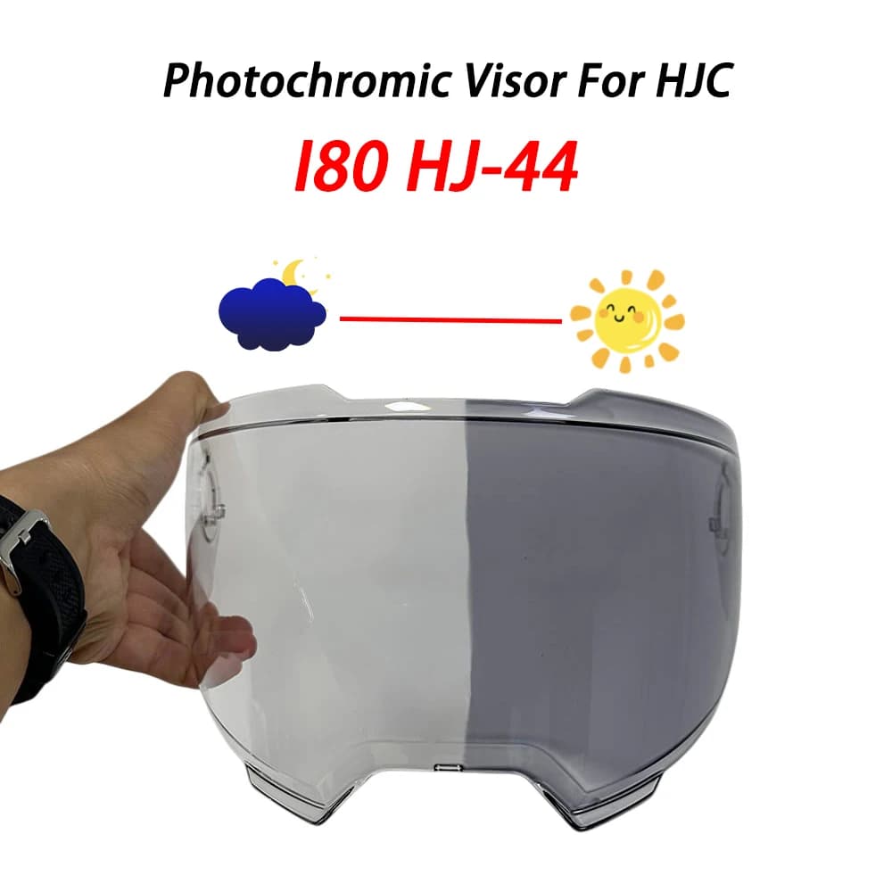 Photochromic Helmet Visor for HJC I80 HJ-44 i80 Motorcycle Helmets Lens Shield Glass Viewfinder Screen Accessories