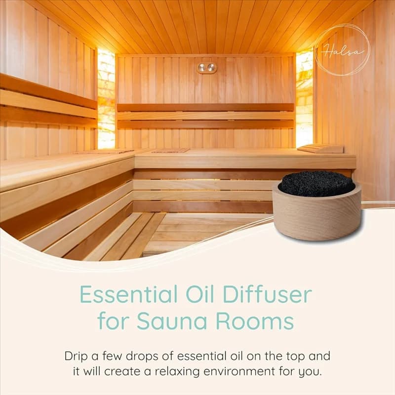 B08B-Lava Stone Diffuser Lava Rock Absorbs Essential Oils For Sauna, Office, Bedroom, Bathroom For Home, Offices, Yoga, Sauna