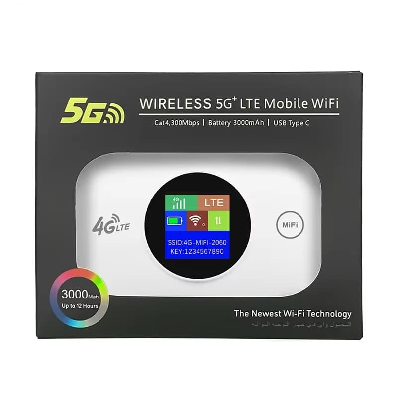 Router 4G Lte Wireless Wifi Modem portatile Mini Hotspot esterno Pocket Mifi 150Mbps Slot per scheda SIM Ripetitore 3000mah