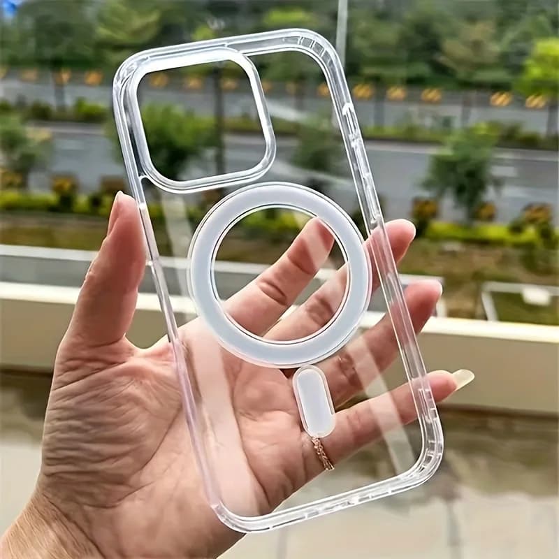 Magnetic Anti-Yellow Phone Case for iPhone 17 16 15 14 13 12 11 Pro Max Plus - Protective Cover with Anti-Oxidation Technology