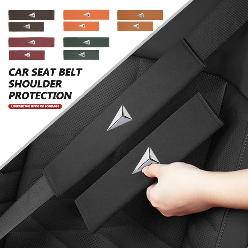 Car Seat Belt Cover Suede Protector Pad Shoulder Strap Cover For Deepal Changan SL03 SL0 S7