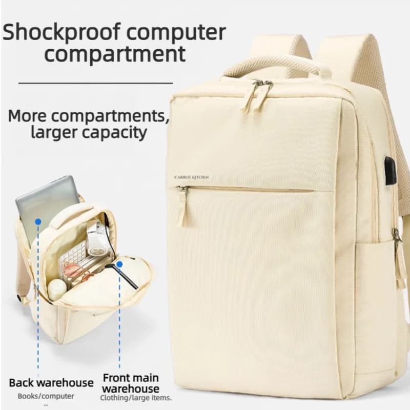NUOVO Zaino per Laptop da 15.6/17 Pollici, Grande Capacità, per Viaggi d'Affari, Zaino per Computer, Borsa Scolastica per Studenti