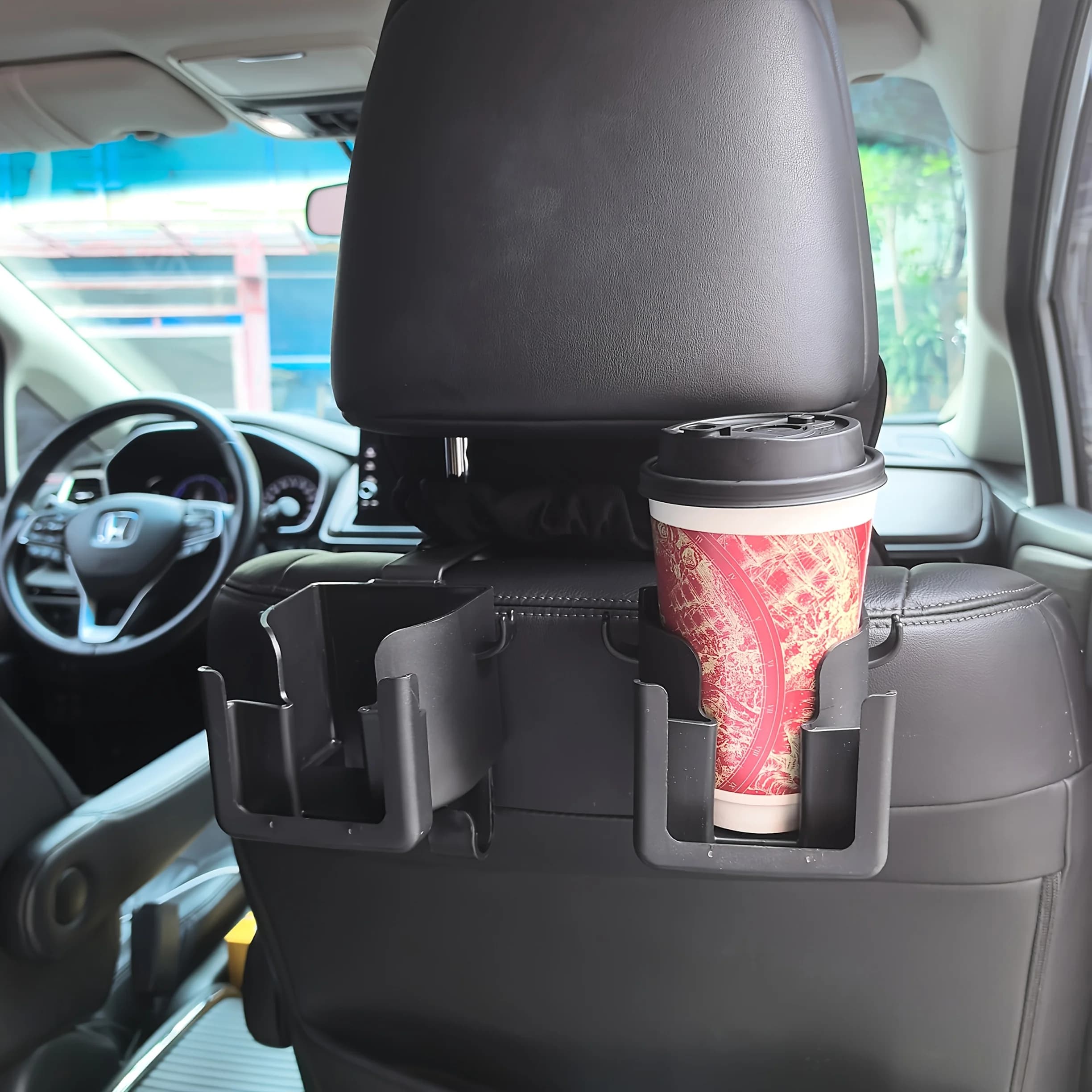 Organizer multifunzionale per sedile posteriore auto, 2 pezzi | Supporti per Telefono da Auto con Ganci | Contenitore per Veicoli per Viaggi su Strada