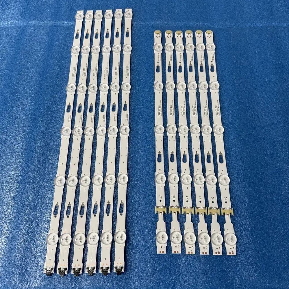 12 pz/set striscia di retroilluminazione a LED per Samsung UE48JU6250U UE48JU6440U UE48JU6750U UE48JU6790U UE48JU7000L