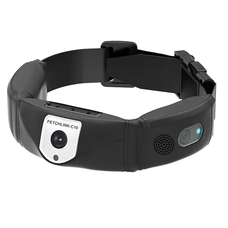 Collare GPS Y14A per cani con tecnologia wireless, registrazione video in tempo reale, telecamera audio bidirezionale per sistema di controllo animali domestici, spina EU