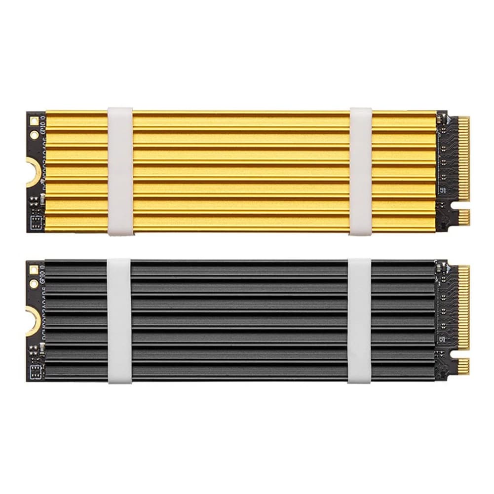 Foglio termico per disco rigido in metallo con viti, dissipatore per disco a stato solido, accessori durevoli per PC/desktop per PS5 NVMe M.2 2280
