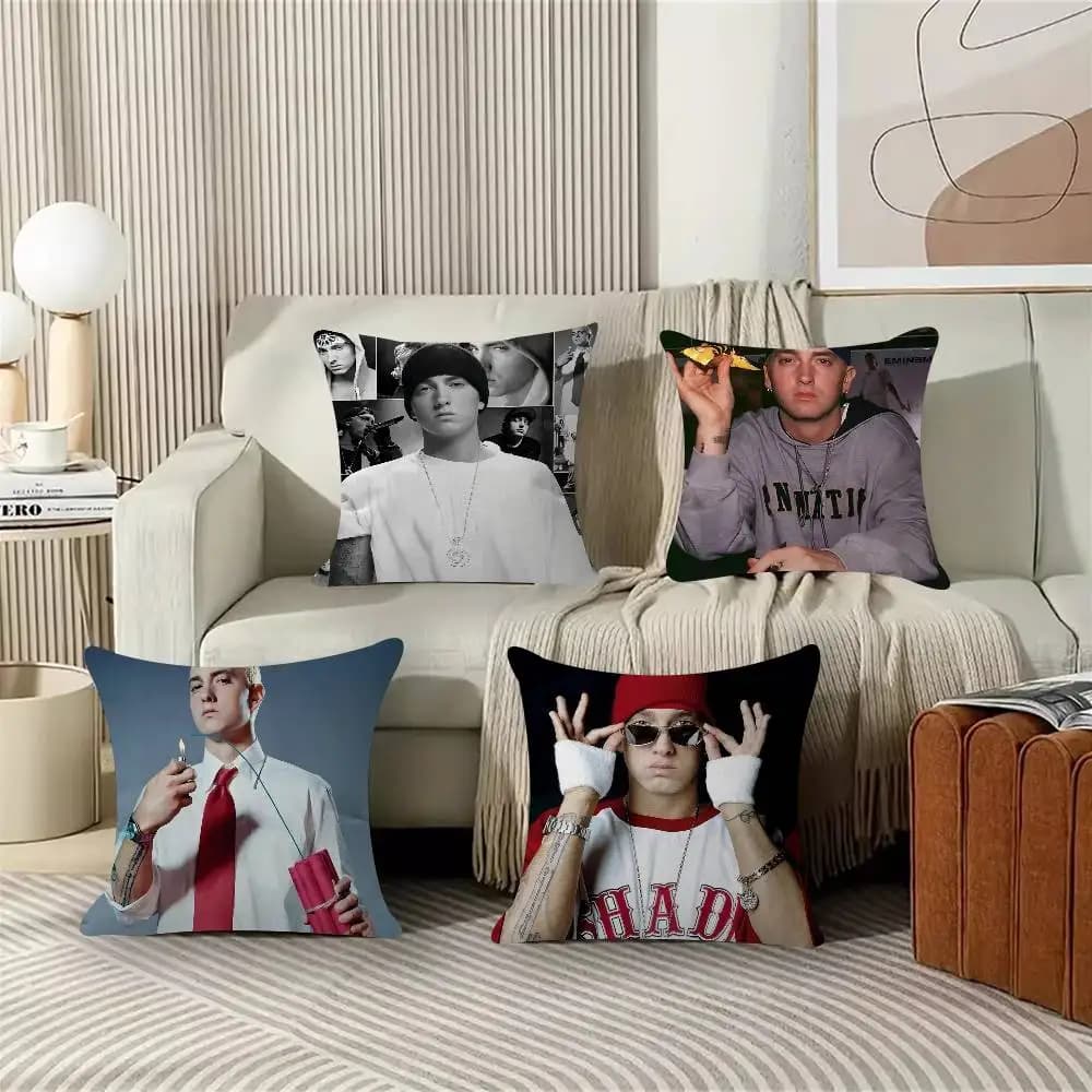 Super Rapper Eminems Cushion Cover Pillowcase Upholstery Sofa Throw Pillow Home Decor Pillowcas