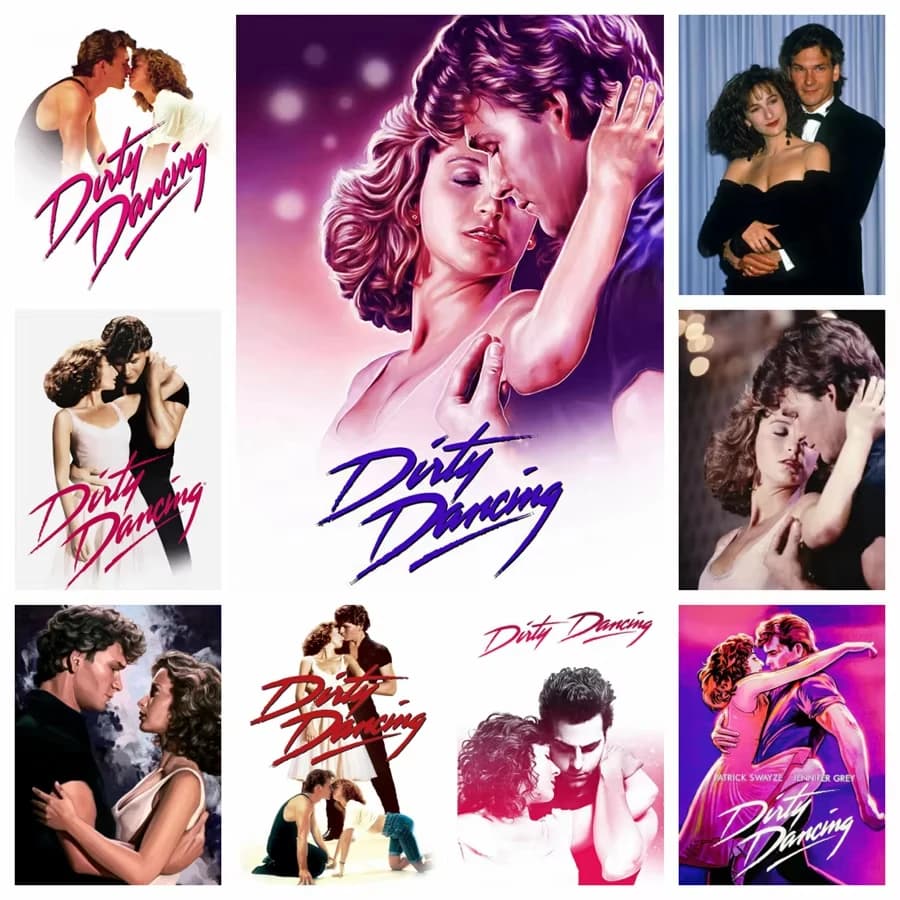 Dirty Dancing 5D DIY Diamond Painting Ricamo Mosaico Punto Croce Artigianato Hobby Decorazioni Casa