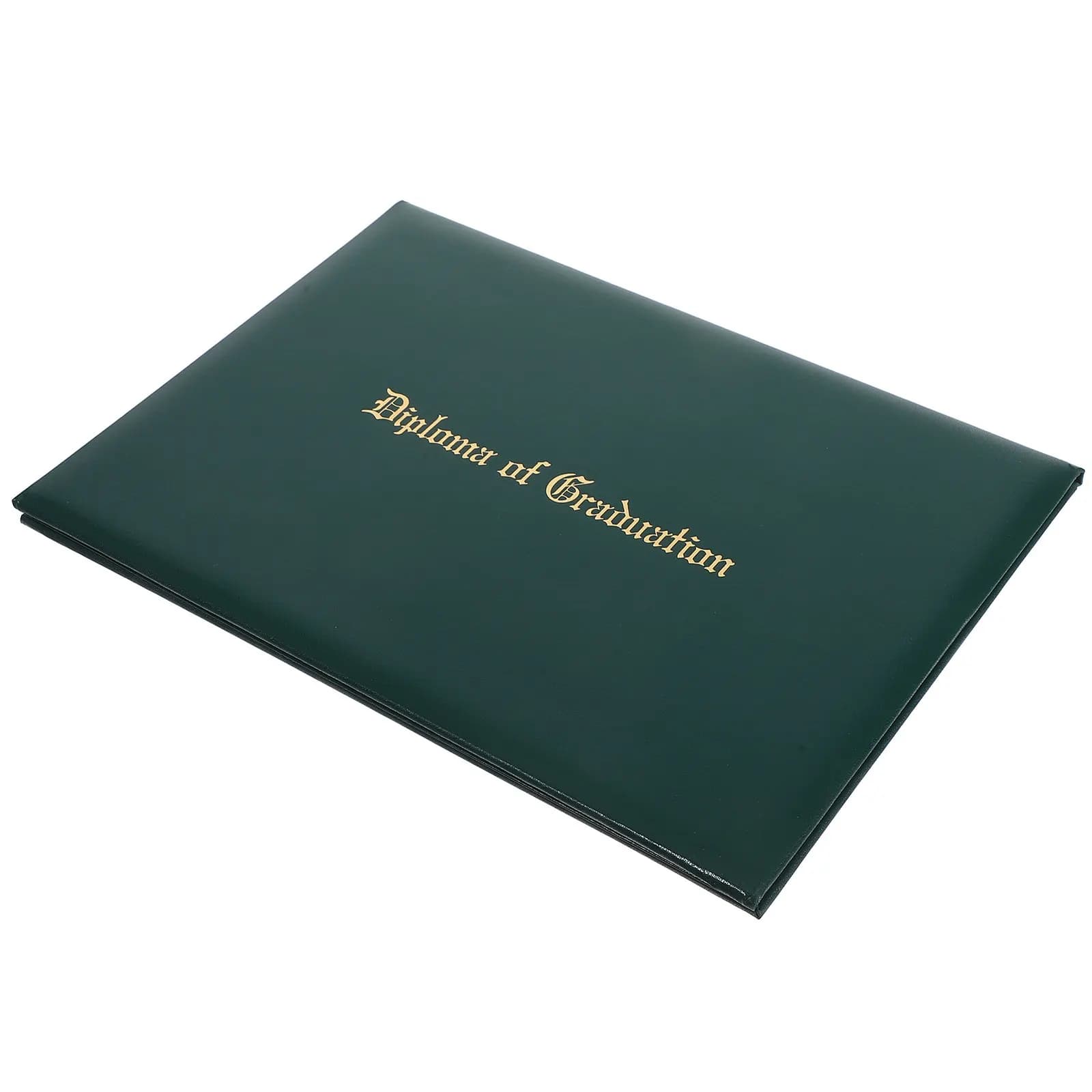 Copertina per Diploma A4 Elegante Porta Certificati in Finta Pelle per Documenti di Laurea Cartella di Presentazione del Diploma con Angoli in Raso