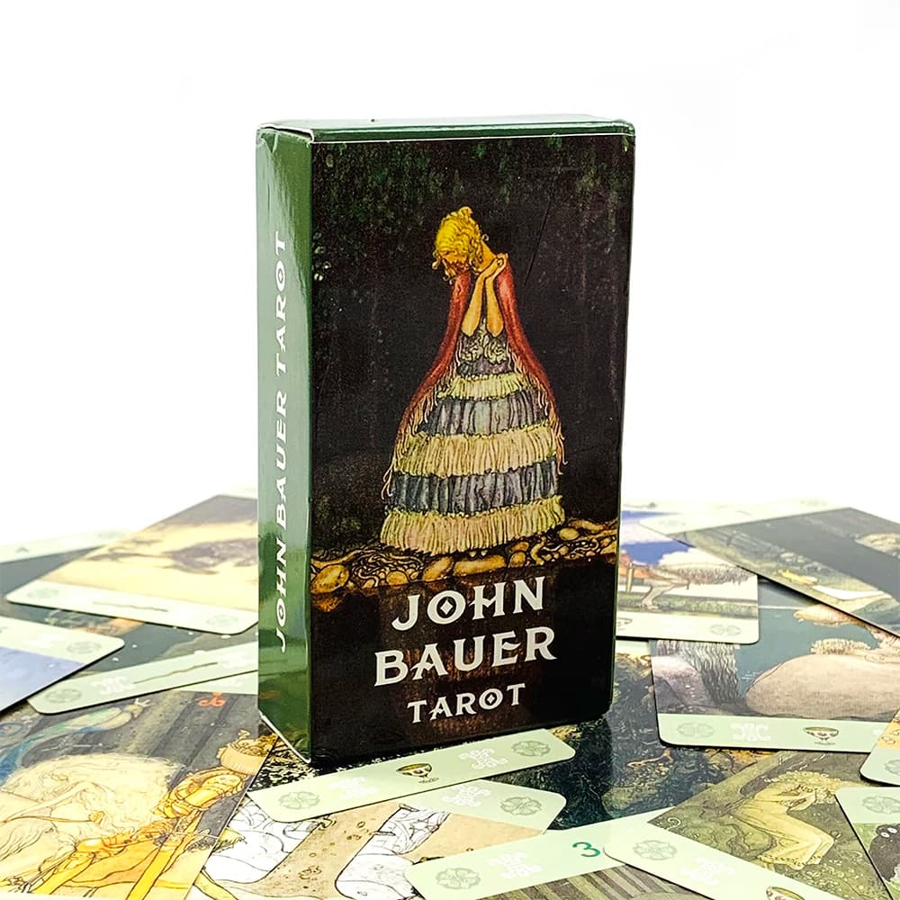 Carte dei Tarocchi di John Bauer, 78 Carte Oracolari in Inglese, Edizione Visions Divination, Giochi da Tavolo, Meditazione e Pratiche Spirituali