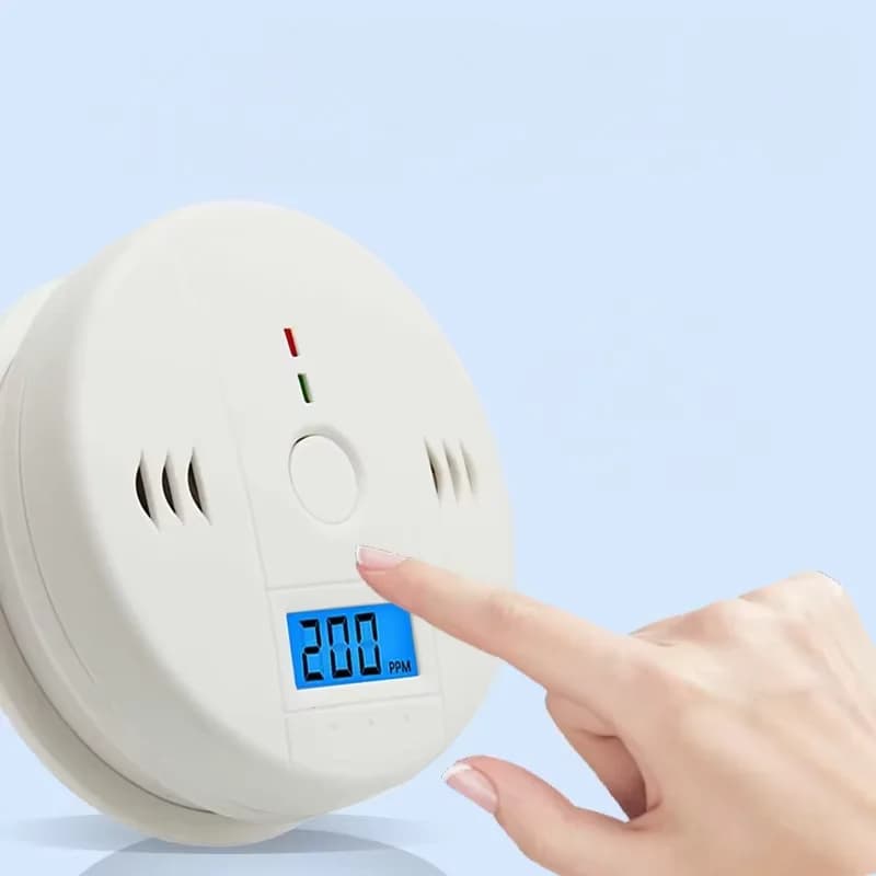 Carbon Monoxide Alarm CO Detector Carbon Monoxide Monitor with LED Display Test CO Alarms Monitor for Home Safety