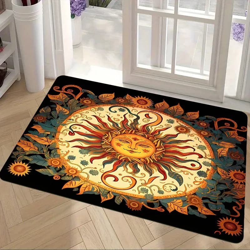 1PC Bohe Styles Modello Tappeti da cucina Antiscivolo Tappetini per porte di casa Design pop Tappeto da bagno Tappetino da bagno Tappeto per la casa Lavandino Lavanderia Decor