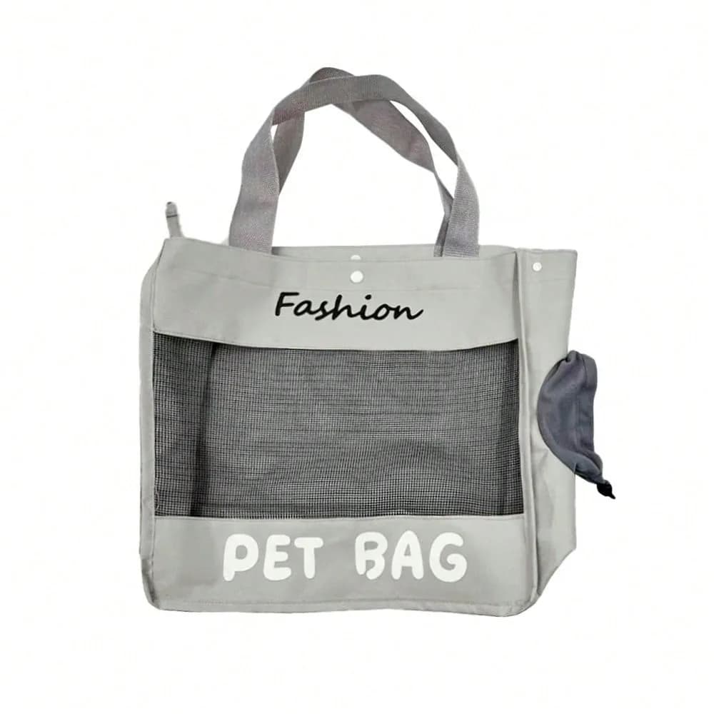 Dog Handbag Soft Breathable Pet Carrier Bag Large Capacity Comfortable Pet Tote Bag Convenient Mesh Portable Pet Bag Camping
