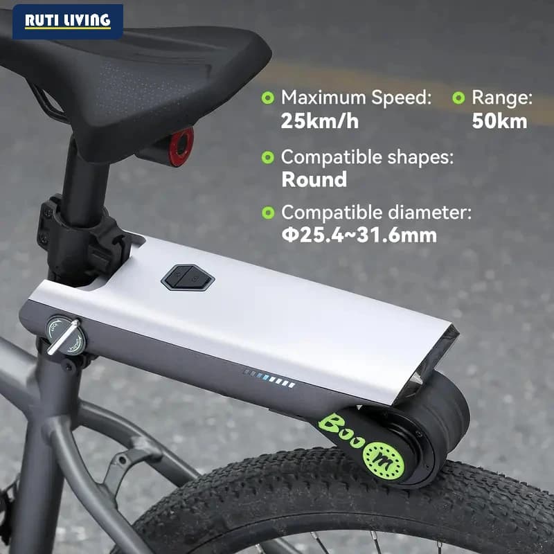 Wheel Bicycle Electric Booster 18V10AH Battery 200w Portable Bicycle Booster Durable Accessories Bicycle Mountain Bike Suite