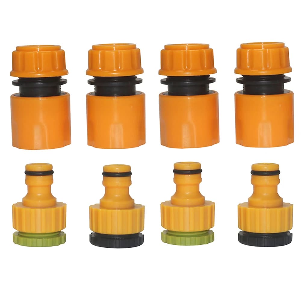 Adattatore per rubinetto con giunto filettato per rubinetto per tubo da 3/4 e 1/2 pollici per connettore rapido per irrigazione da giardino