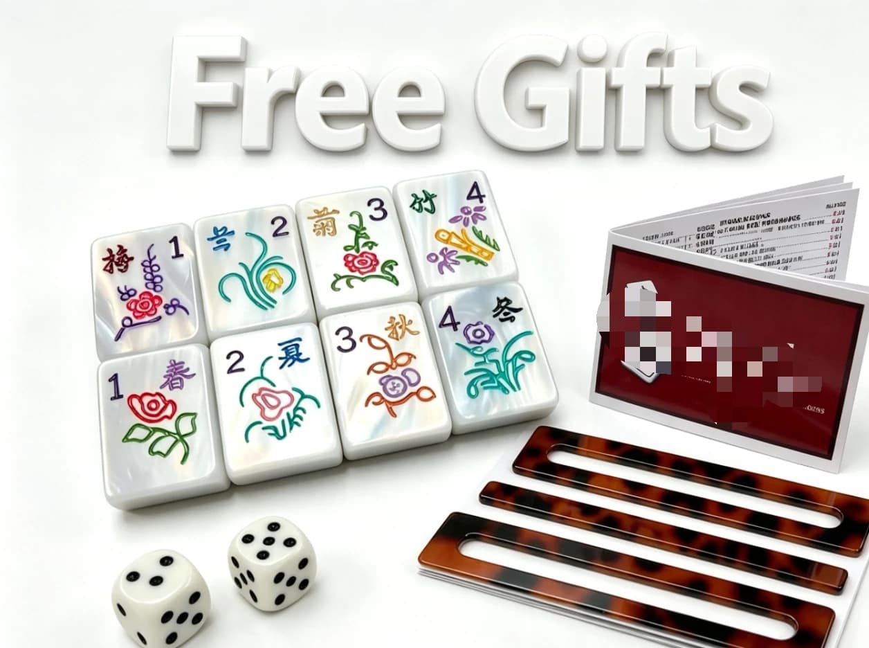 XTY Set di Mahjong in Stile Americano con 160 Pezzi in Acrilico con Motivo a Perle, Colori Personalizzabili, Dimensioni 13,39 × 9,45 × 4,33 Pollici