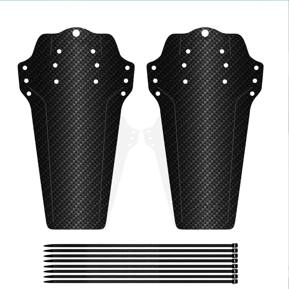 Black Bicycle Mudguard Set Adjustable Lightweight Mountain Bike Mudguard with Cable Ties Easy To Install Bicycle Mudguards