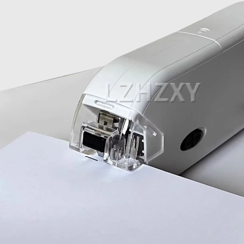 Cucitrice da tavolo elettrica automatica per impieghi gravosi per scrivania da ufficio 2-20 fogli Max Fit per 10 # Graffette per ufficio