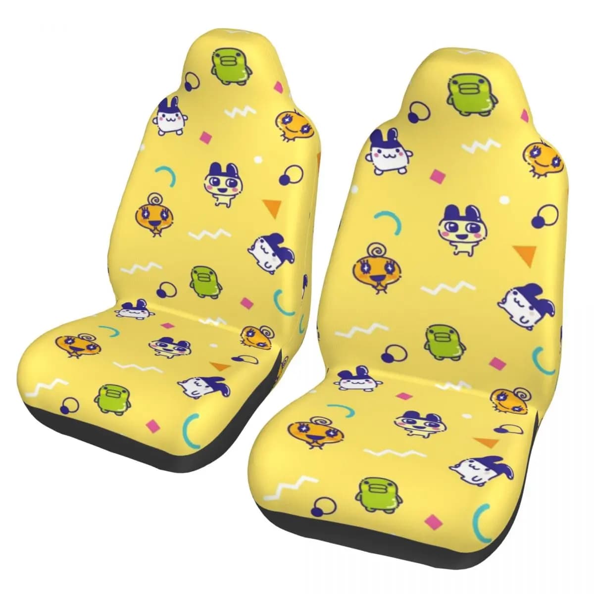 Tamagotchi Car Seat Covers: Interior Protection, Travel Accessories, Car Fiber Covers, Mametchi Style