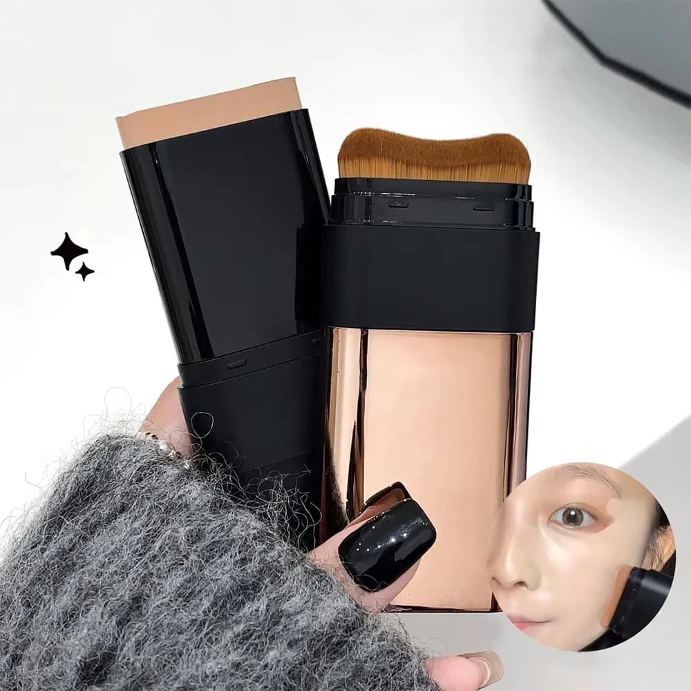 Vendita calda Fondotinta leggero Stick idratante a lunga durata a copertura totale Finitura naturale Fondotinta per trucco Stick