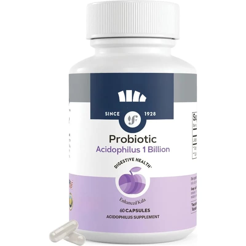 Probiotic and Vitamin Capsules for Women, Natural Supplements in Base Vegetale for Health Daily, 60 Vegetarian Capsules